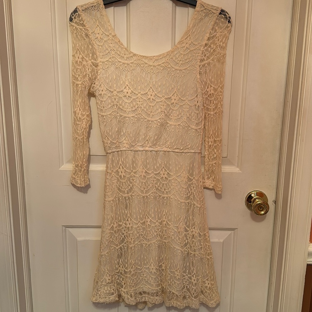 Off white lace dress